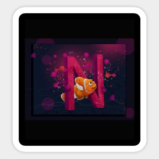 N for Nemo Sticker